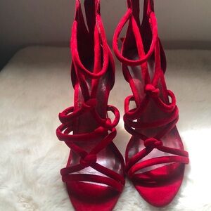 New Zara Roped Open Toe Heels. Size 7